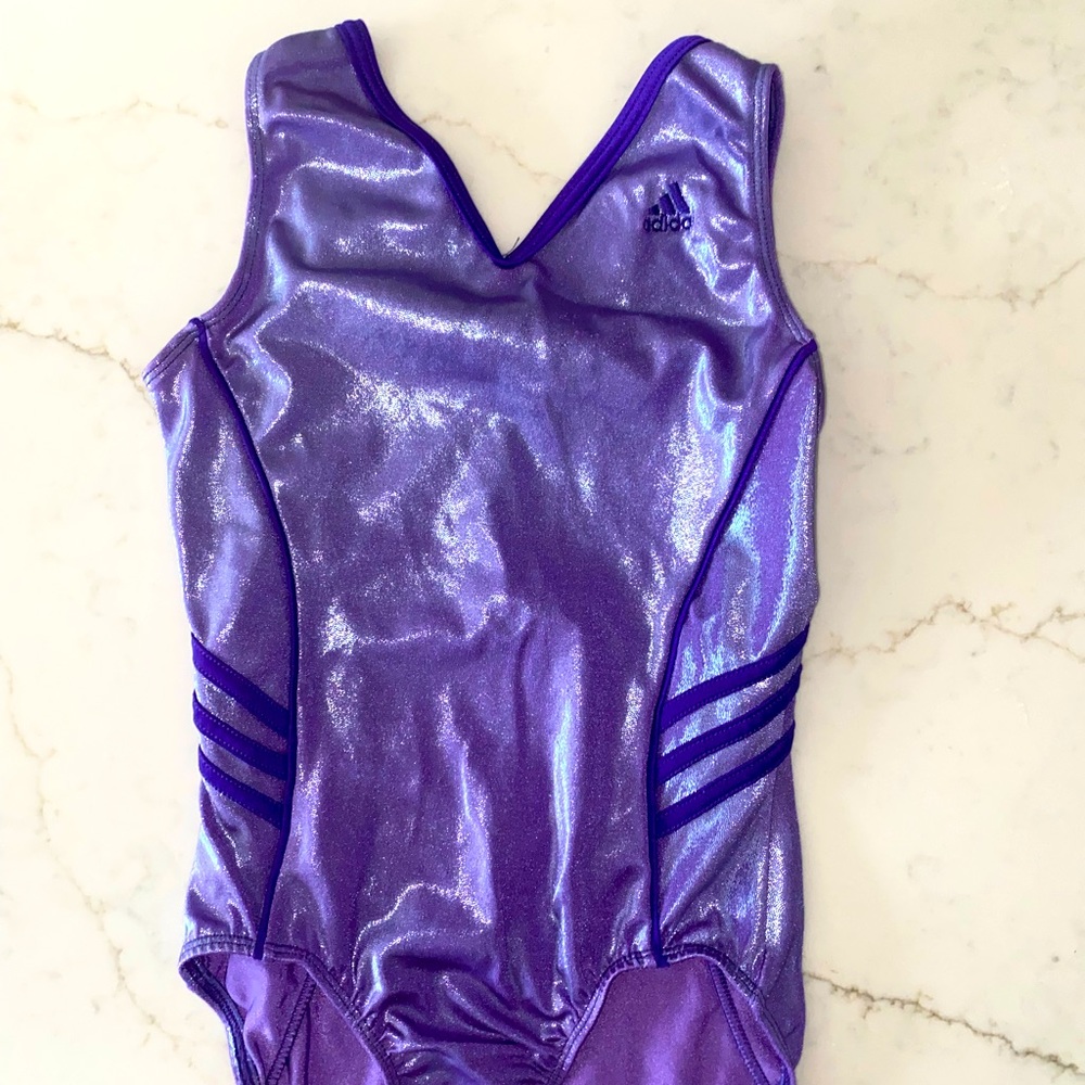 Adidas Gymnastics Purple Leotard